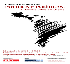 Conferência América Latina no Instituto de Ciências Sociais da Universidade de Lisboa