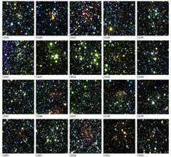 VISTA “destapa” 96 novos enxames de estrelas